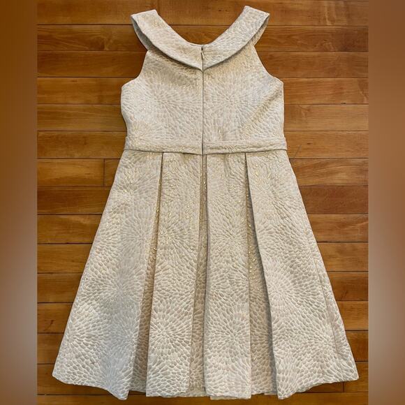 US Angels Gold Brocade Dress - Picture 4 of 4